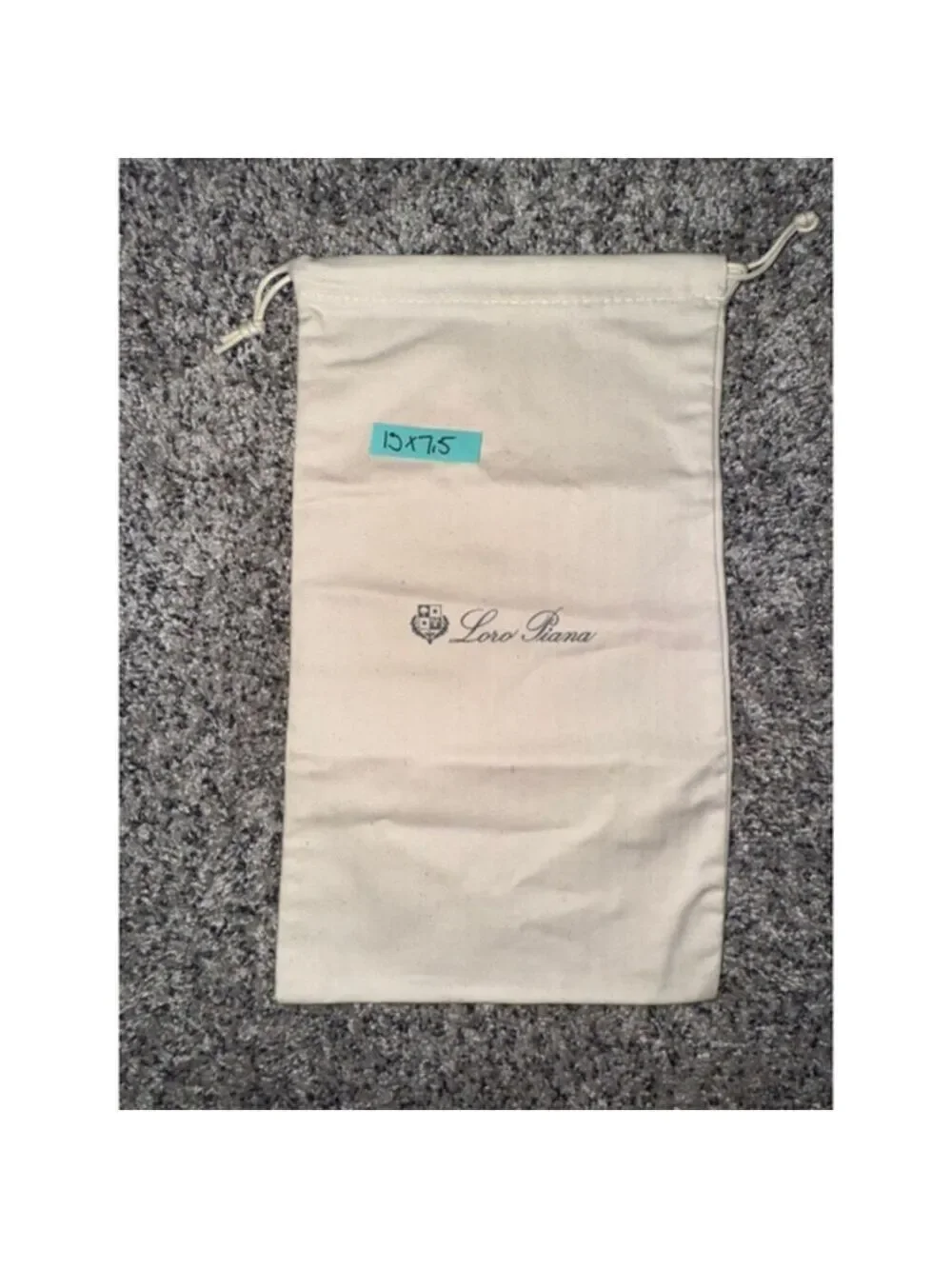 Unisex Loro Piana Beige One Size Drawstring Dust Storage Bag​